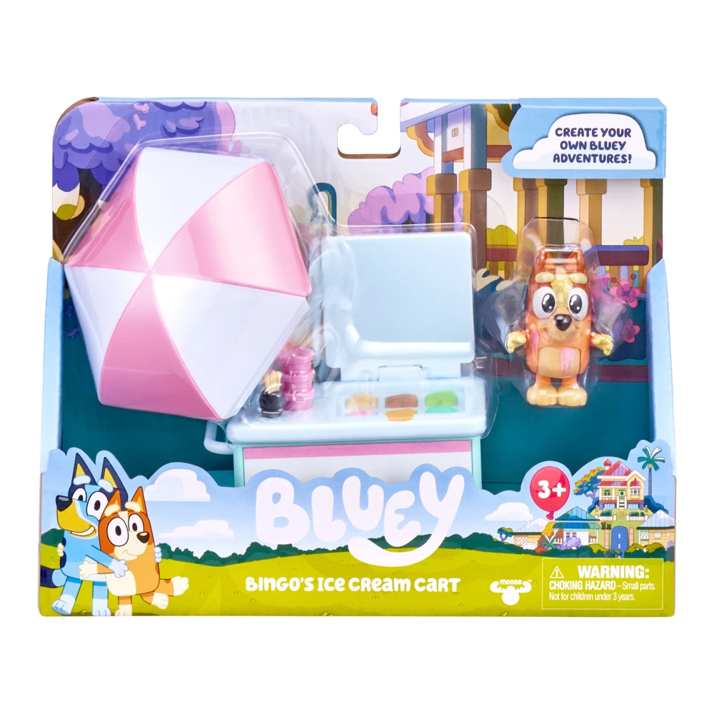Bluey Bingo's Ice Cream Cart Figure