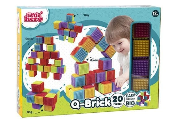 LITTLE HERO Q-BRICK EASY TO BUILD BLOCKS