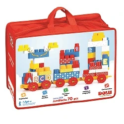 Dolu Jumblocks Big Building Blocks Bag - 70 pieces