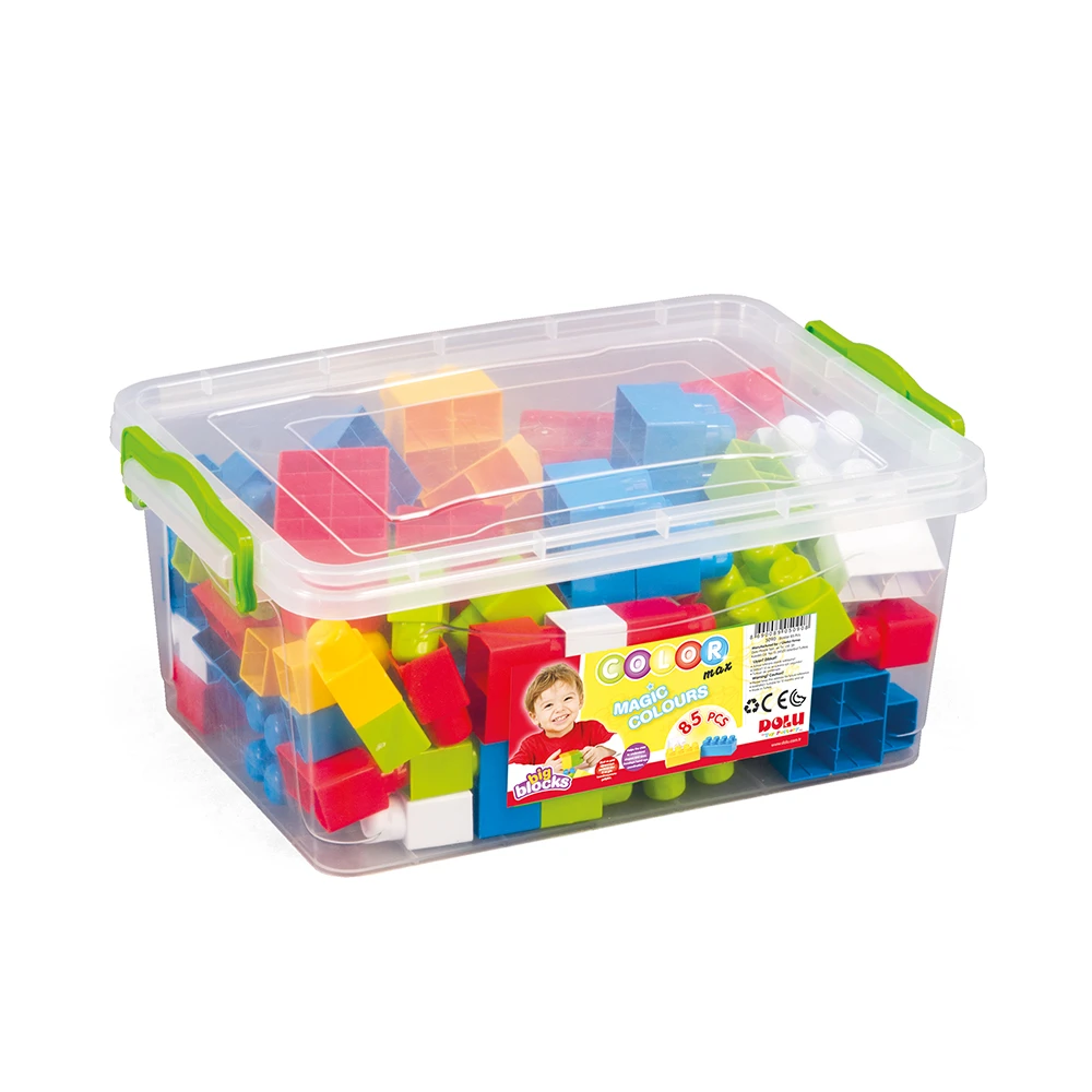 Dolu 85 Piece Blocks Building Set in Storage Bx