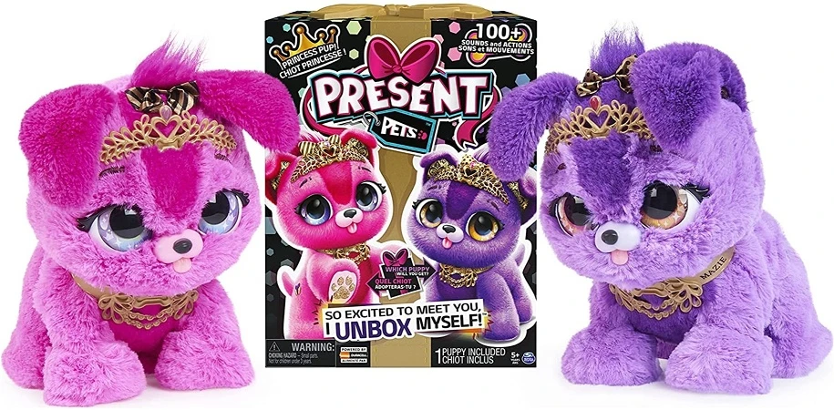 Present Pets Interactive 12' Puppies: Sparkle Prin