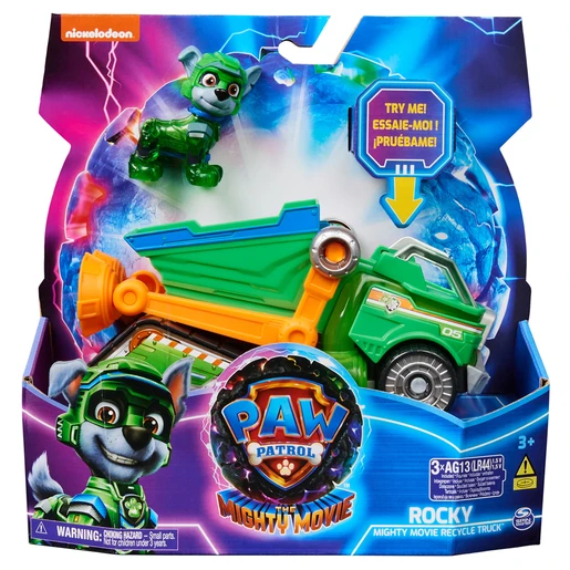 Paw Patrol - Rocky Recycle Truck Vehicle & Figure