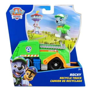 Paw Patrol Rocky'S Recycle Truck Vehicle & Figure
