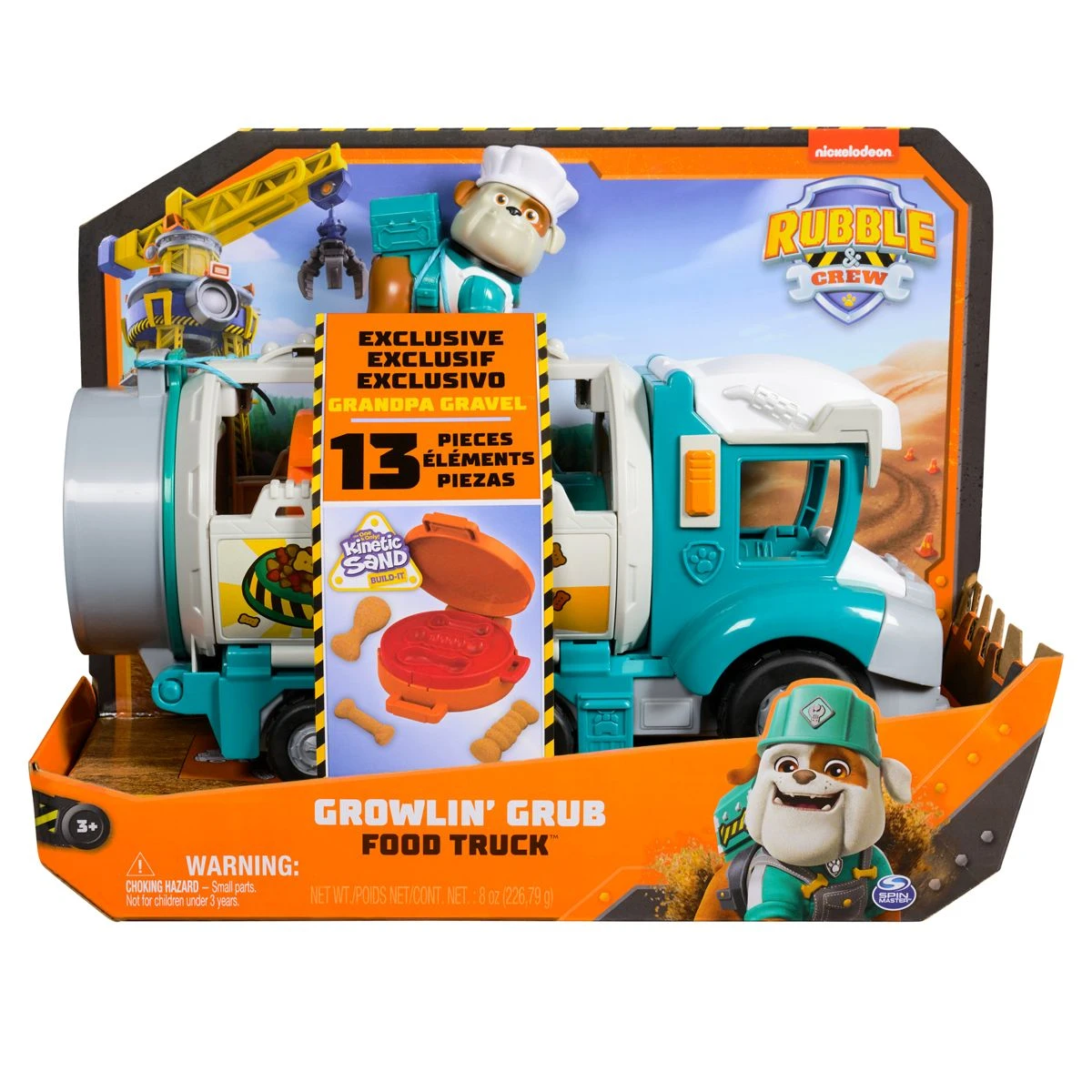 Paw Patrol Rubble & Crew Growlin' Grub Food Truck