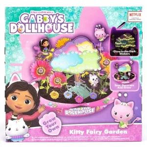 Gabby's Dollhouse Kitty Fairy Garden Set