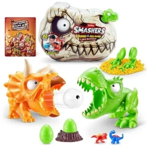 Smashers Dino Island T-Rex Battles 20 Surprises