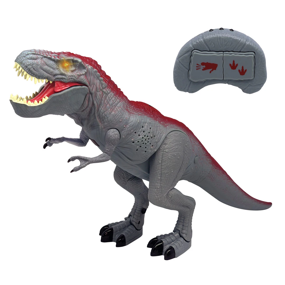 Mighty Megasaur Walking Dinosaur T-Rex Grey