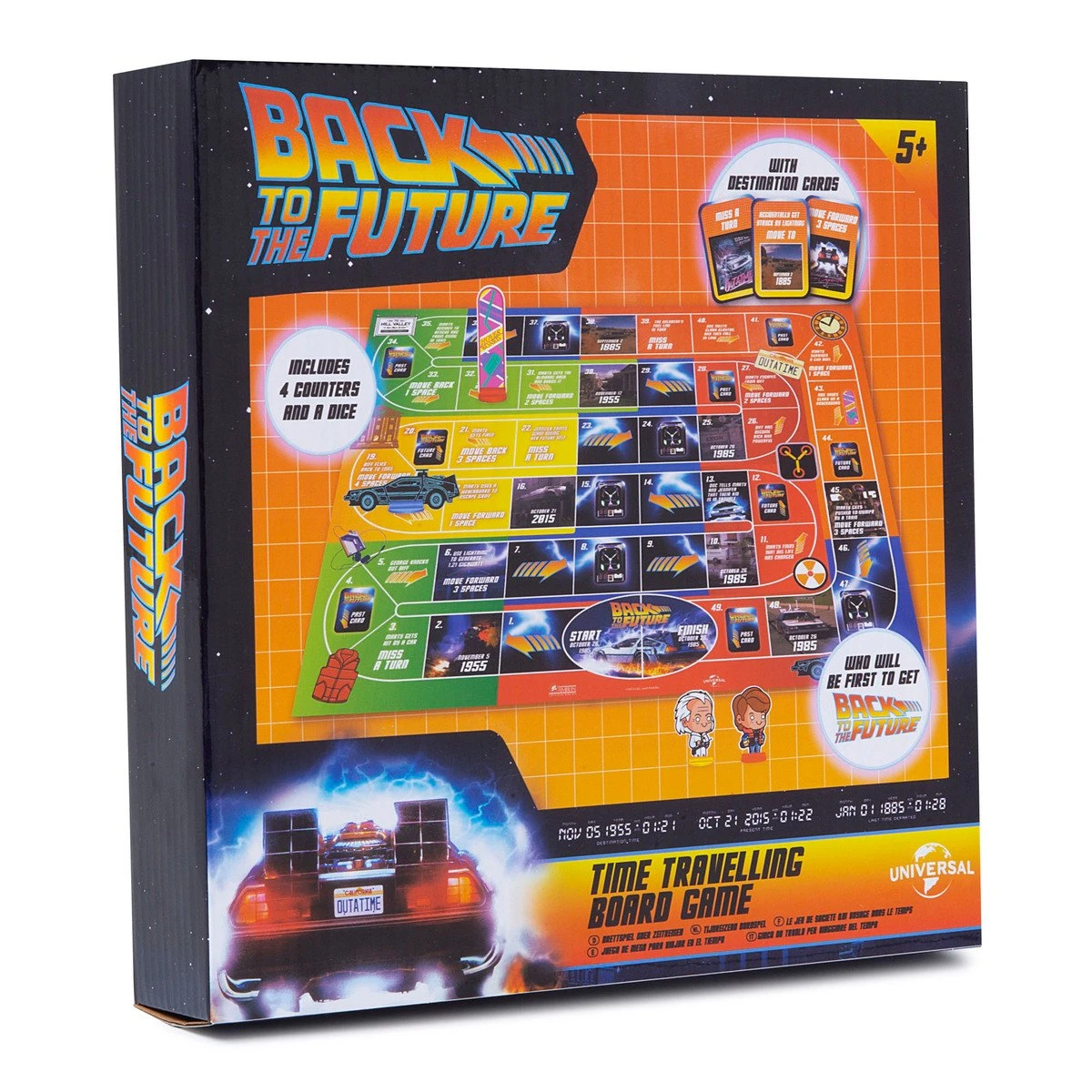 Back To The Future Board Time Travelling Game