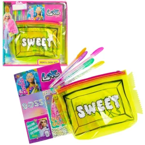 Barbie Extra Pencil Case Set