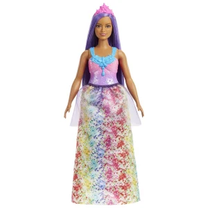 Barbie Princess Doll with Purple Hair