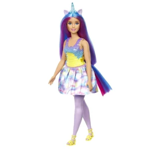 Barbie Unicorn Doll with Purple & Blue Hair