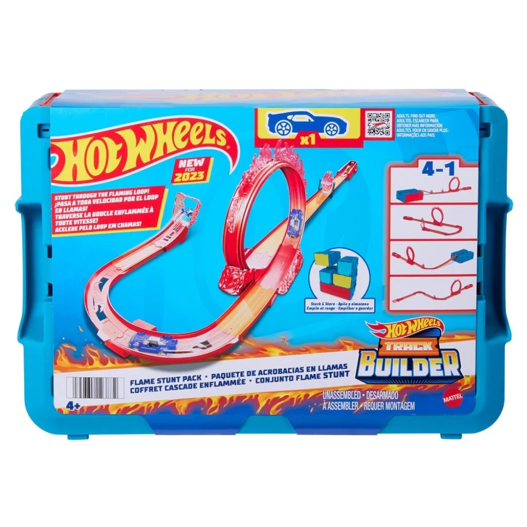 HW Track Builder Flame Stunt Pack