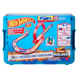 HW Track Builder Flame Stunt Pack