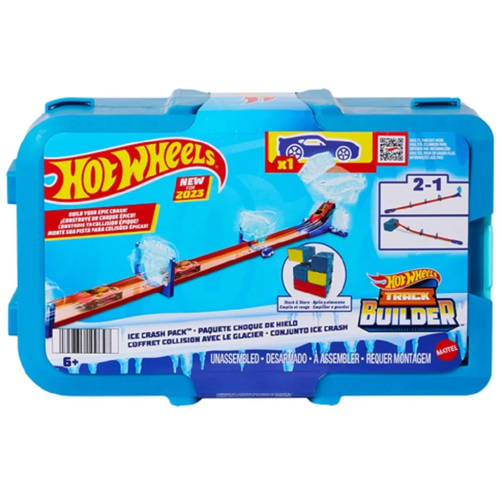 HW Track Builder Ice Crash Pack Playset