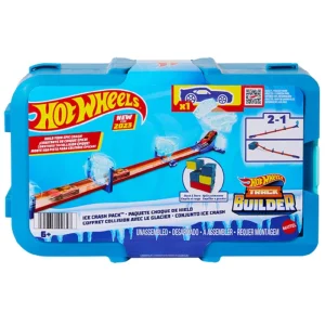 HW Track Builder Ice Crash Pack Playset