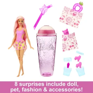 Barbie Pop Reveal-Strawberry Lemonade Scented Doll