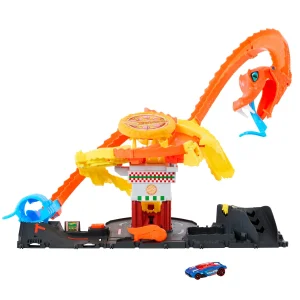 Hot Wheels City Pizza Slam Cobra Attack Playset