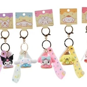 Hello Kitty and Friends Donuts Keychain
