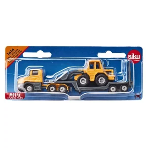 Siku Diecast Low Loader Truck With Excavator 1611