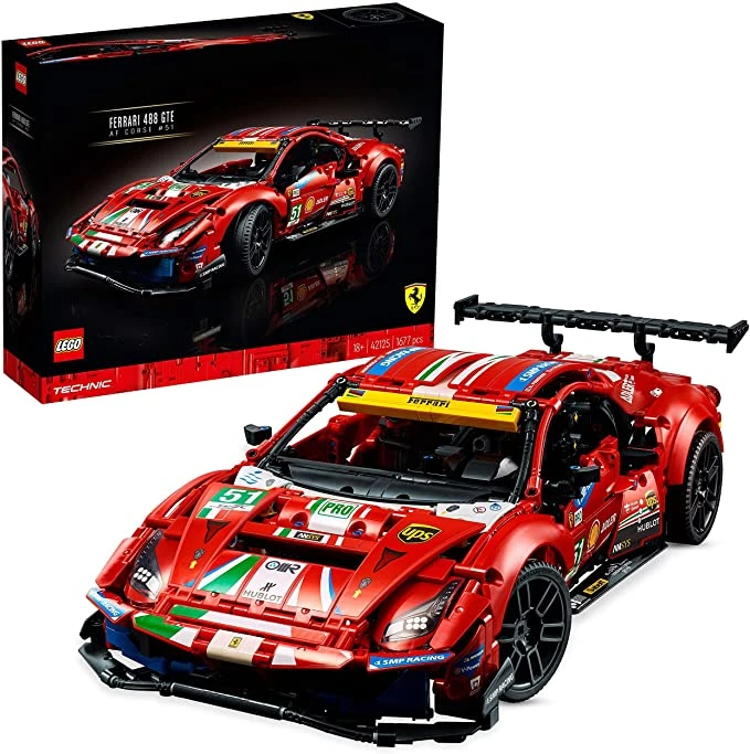 LEGO Technic Ferrari 488 Gte Af Corse 1677 Pieces