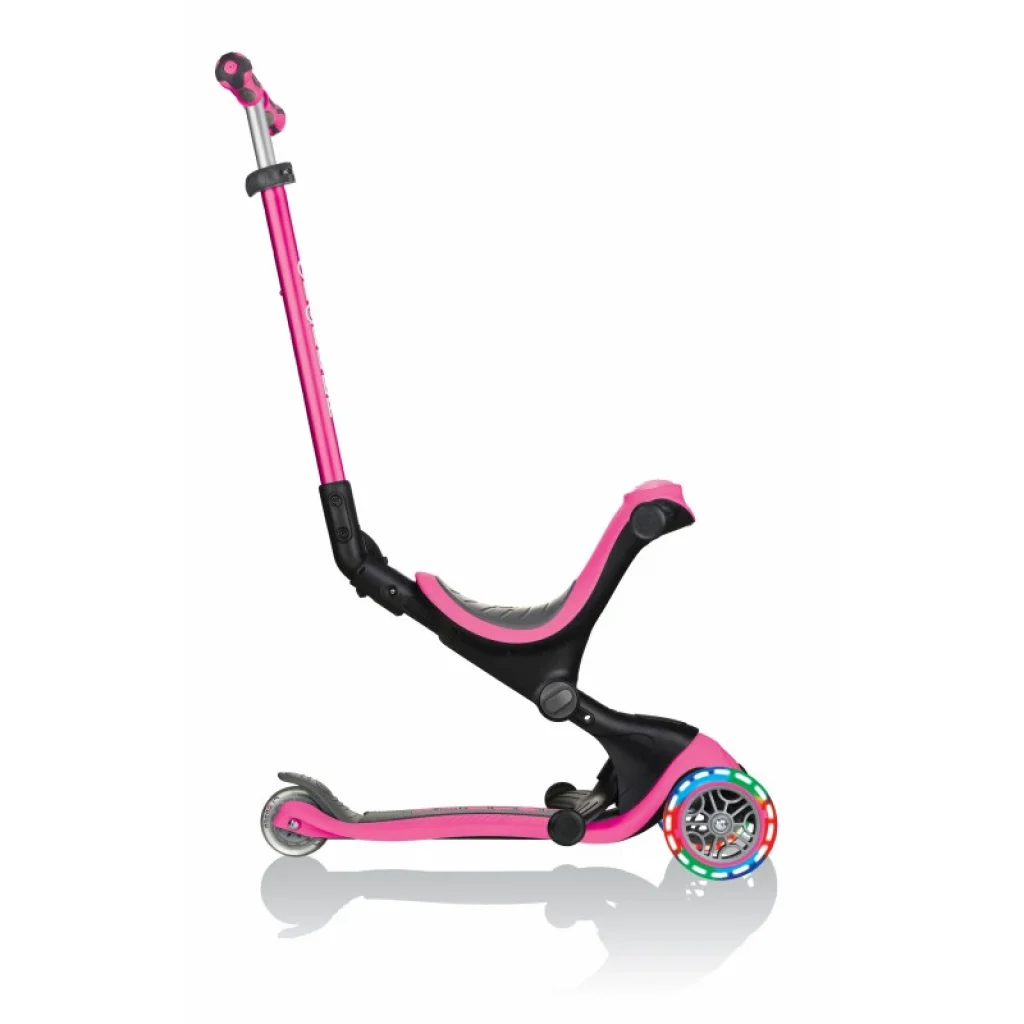 Globber Go Up Deluxe Lights - Deep Pink