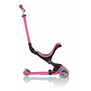 Globber Go Up Deluxe Lights - Deep Pink