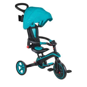 Globber Explorer Trike Foldable 4 in 1 - Teal