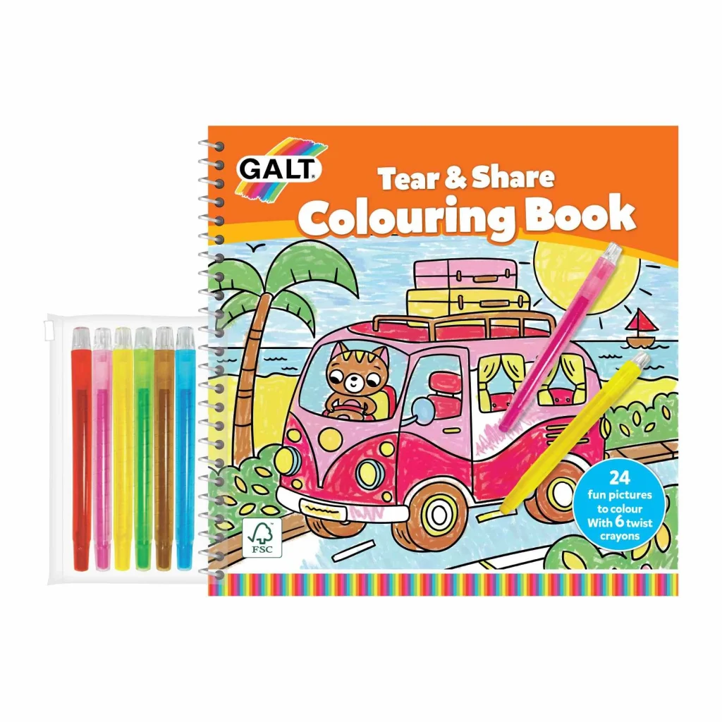 Galt Tear And Share - Colouring Book