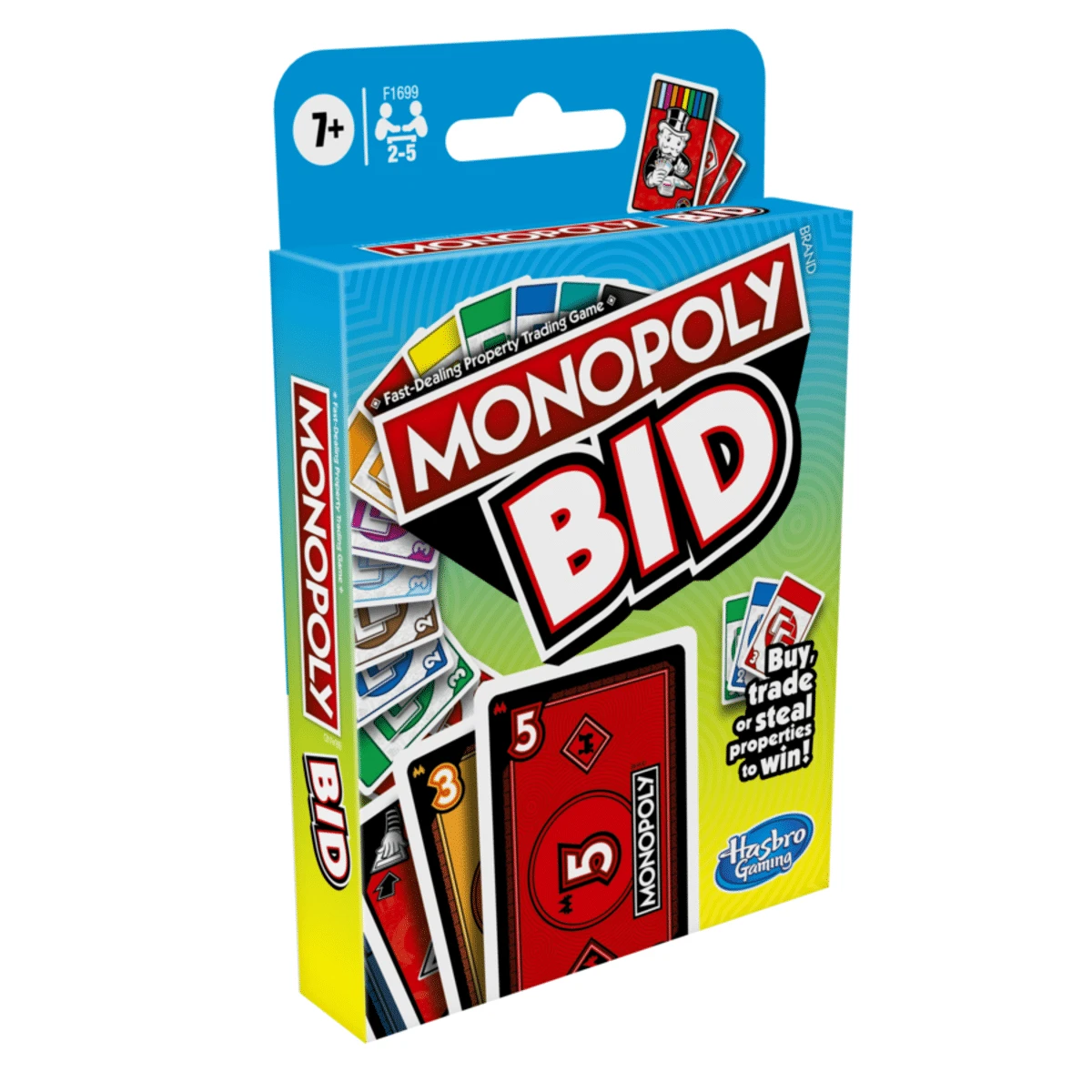 Hasbro Monopoly Bid Card Game