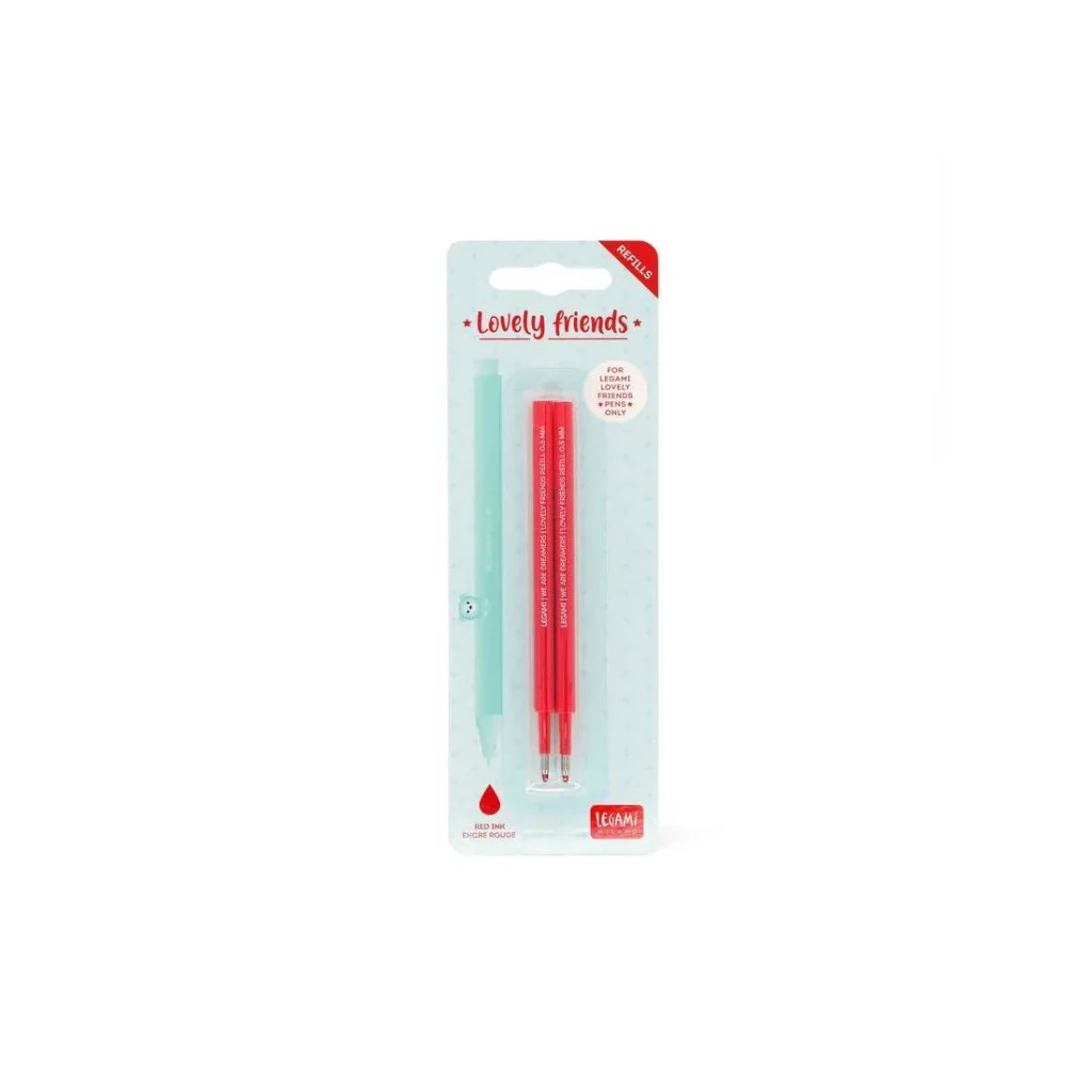 Erasable Pen Refills x 2 Pcs - Red