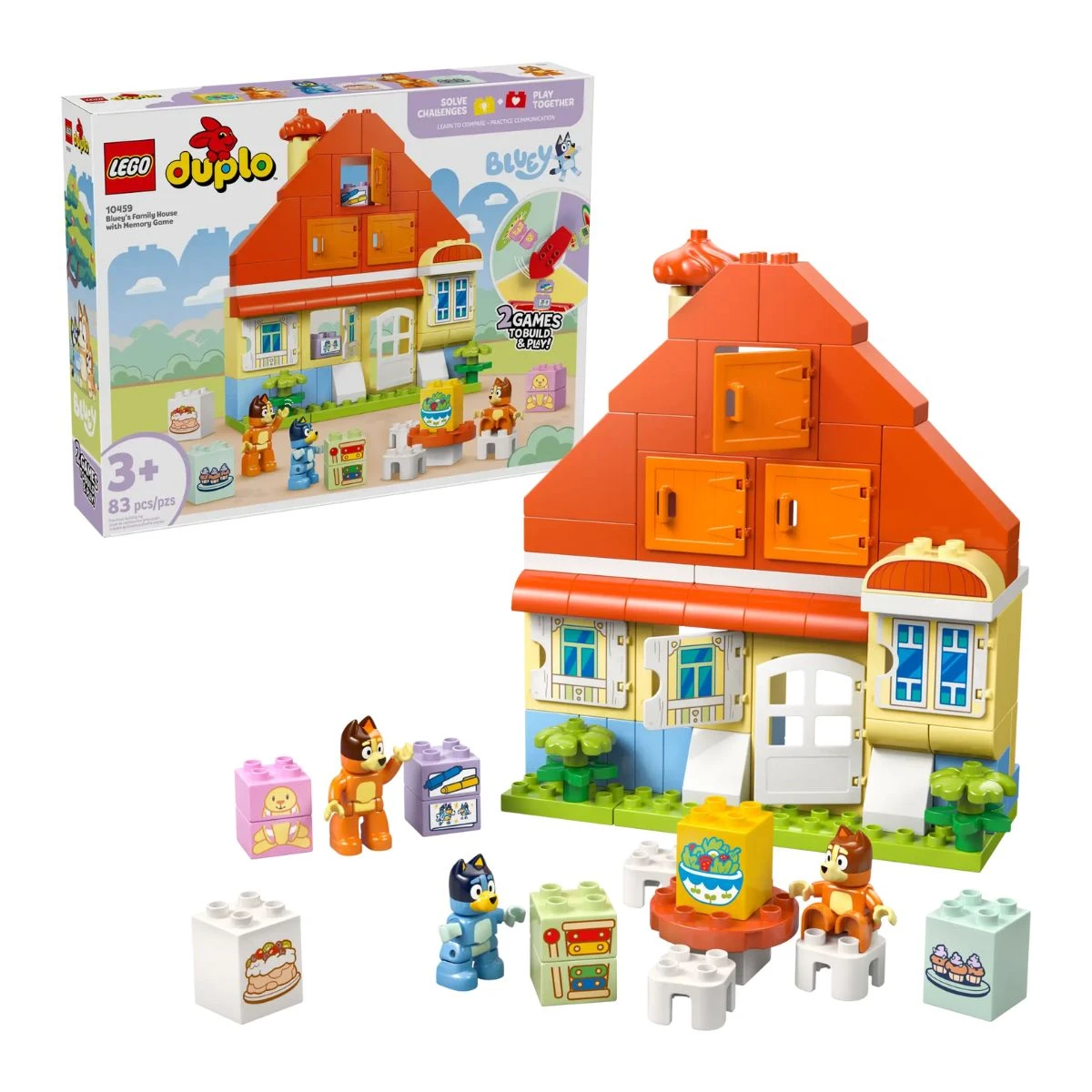 LEGO Duplo Bluey’S Family House Memory Game 83 Pcs