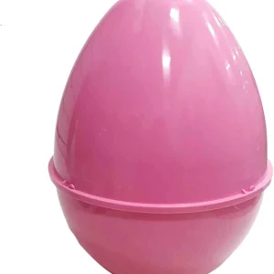 Empty Plastic Egg Shell-Easter Pink Surprise