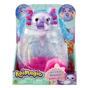 Animagic Let's Glo Axolotl Bubble Reef Playset