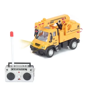 Remote Control Crane Truck Yellow