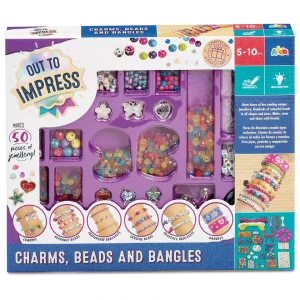 Out to Impress Charms Bead Bangle