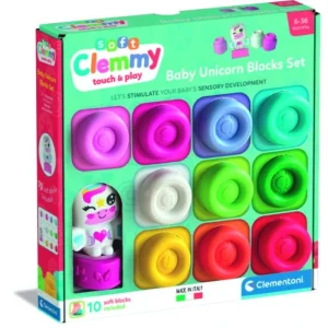 ClementoniBaby Clemmy Unicorn 10-Block Set