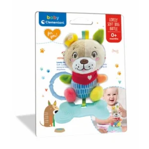 Clementoni Baby Soft Lovely Dog Rattle