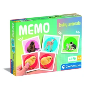 Clementoni Memo Pocket Noli Baby Animals