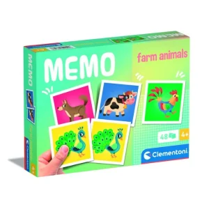 Clementoni Memo Pocket Noli Farm Animals