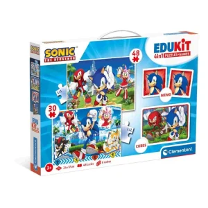 Clementoni Puzzles Edukit 4In1 Sonic