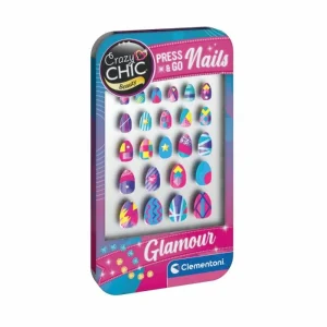 Clementoni Crazy Chic Nails Press & Go - Glamour