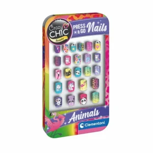 Clementoni Crazy Chic Nails Press & Go - Animals