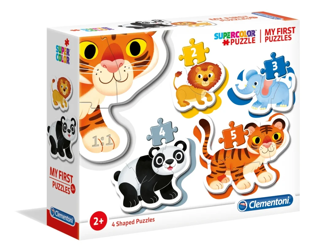 Clementoni 2-3-4-5 My First Puzzles Wild Animals