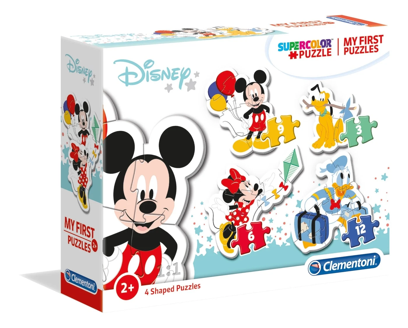 Clementoni Disney Baby Puzzle 3-6-9-12 Pieces