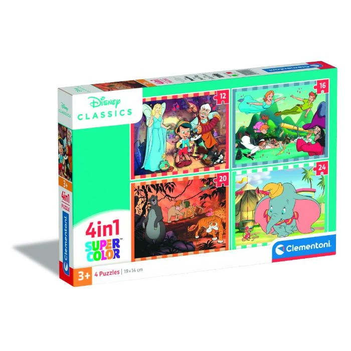 Clementoni 4In1 Disney Classics
