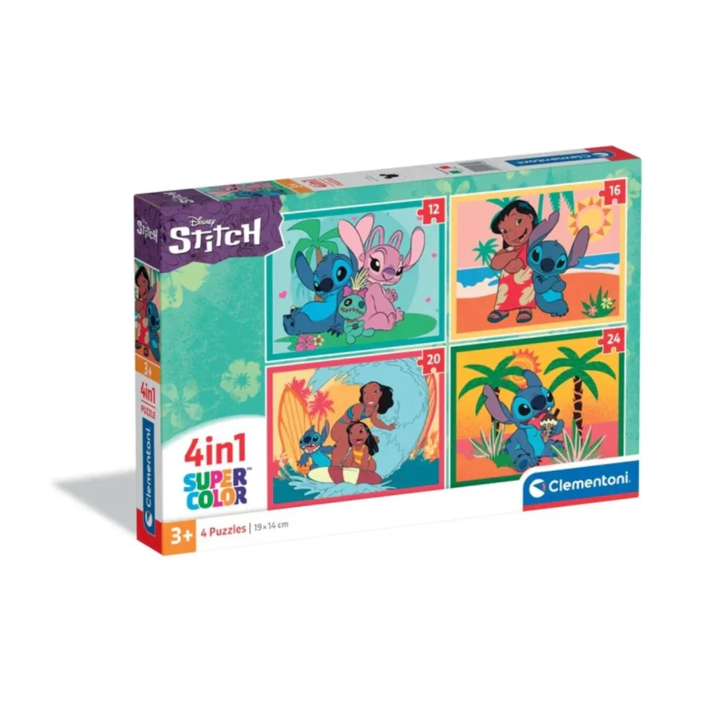 Clementoni Puzzle Super Color 4In1 Stitch