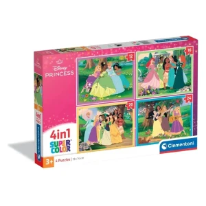 Clementoni Puzzle 4IN1 Disney Princess 2025