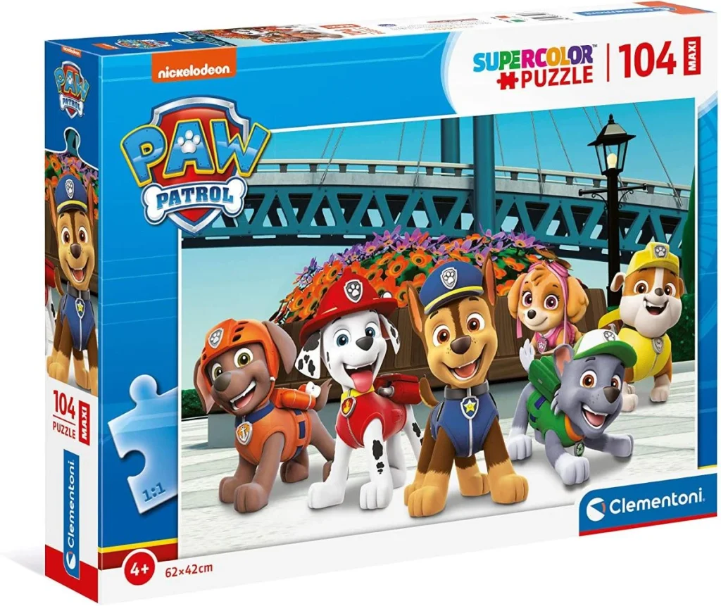 Clementoni Puzzle Paw Patrol Maxi 104 Pcs