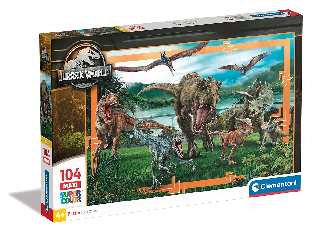 Clementoni Maxi Jurrasic World 104 Pcs
