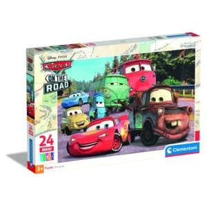 Clementoni Maxi Cars On The Road - 24 pcs